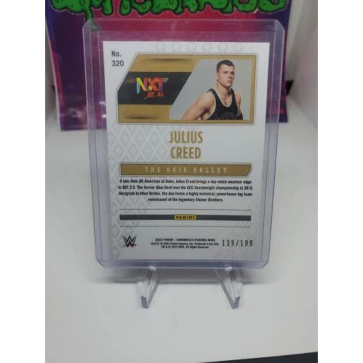 2022 Chronicles WWE JULIUS CREED Phoenix Rookie Red #/199