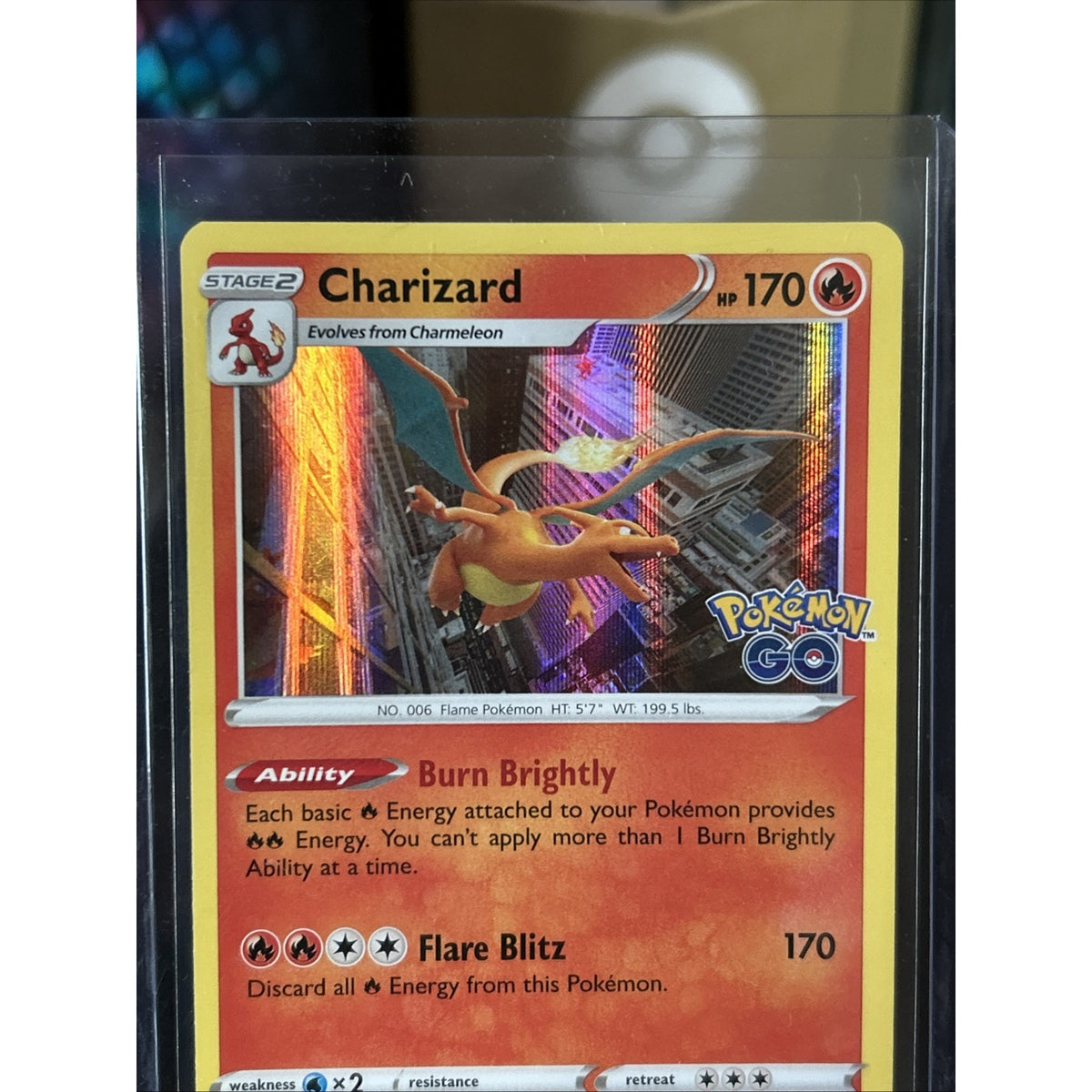 Charizard 010/078 Pokémon GO Holo / Pack Fresh New