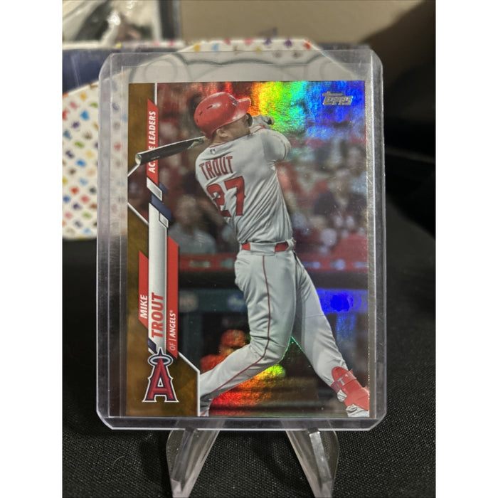 2020 Topps Update Baseball Active Leaders Gold Foil Mike Trout #U-292 / Pack New