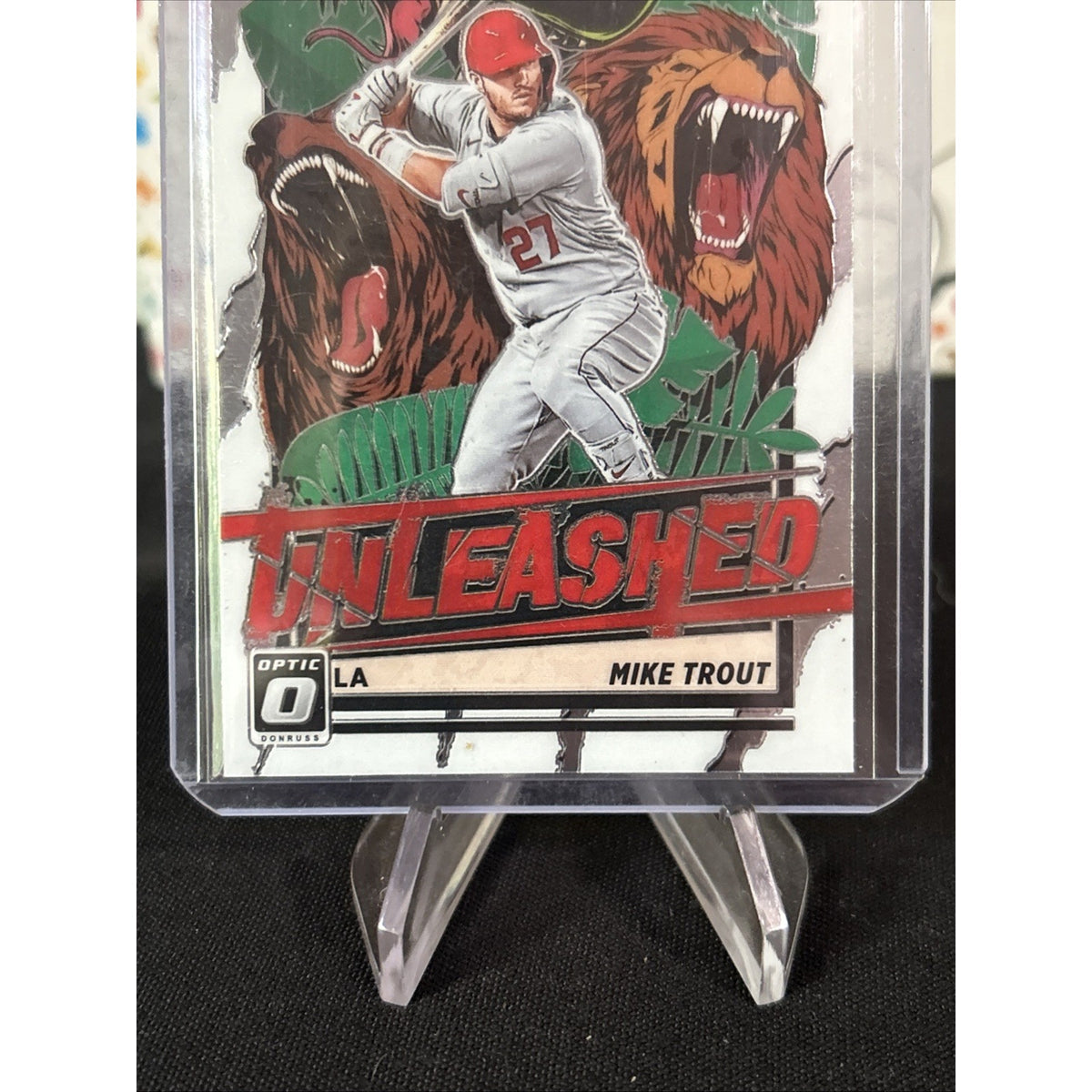 Mike Trout 2021 Donruss Optic Unleashed Silver Prizm #UNL1 - Pack Fresh New