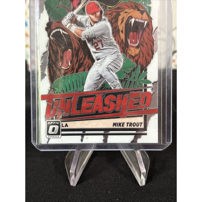 Mike Trout 2021 Donruss Optic Unleashed Silver Prizm #UNL1 - Pack Fresh New
