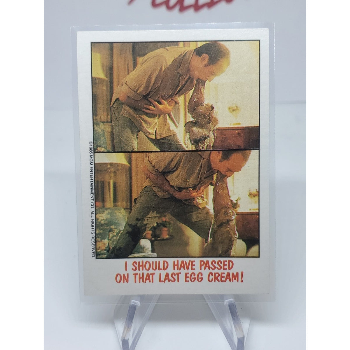 Fright Flicks 1988 Topps Poltergeist Card #58 (NM)