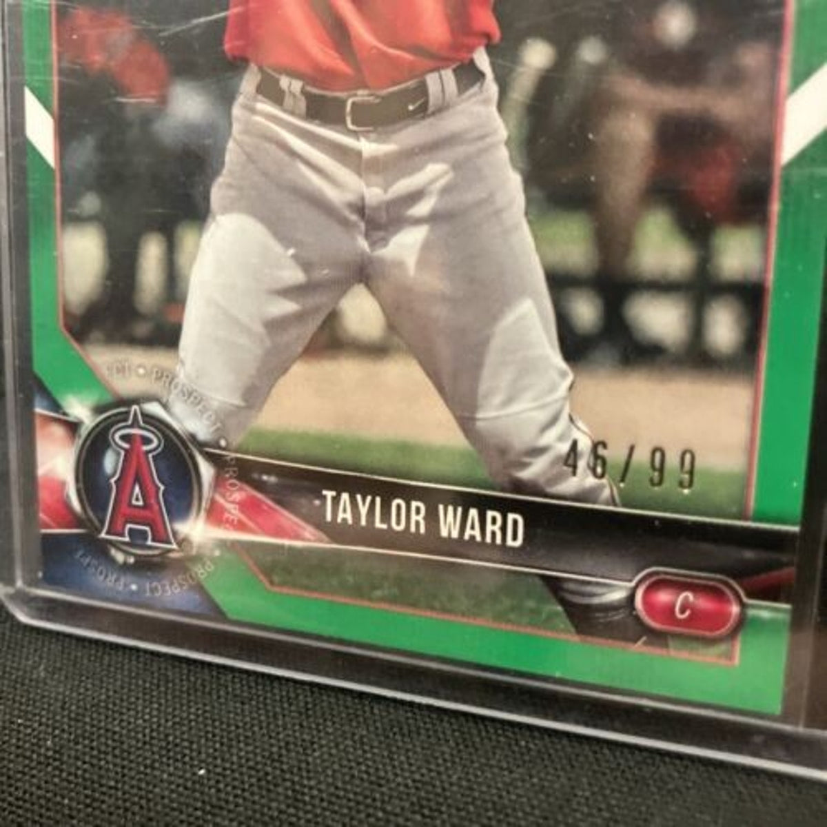Green 2018 Bowman Prospects Taylor Ward 46/99 Los Angeles Angels #BP29 Pack New