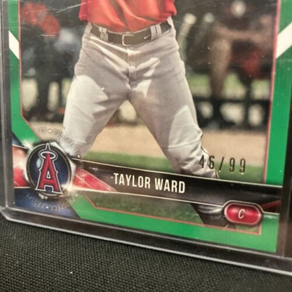 Green 2018 Bowman Prospects Taylor Ward 46/99 Los Angeles Angels #BP29 Pack New