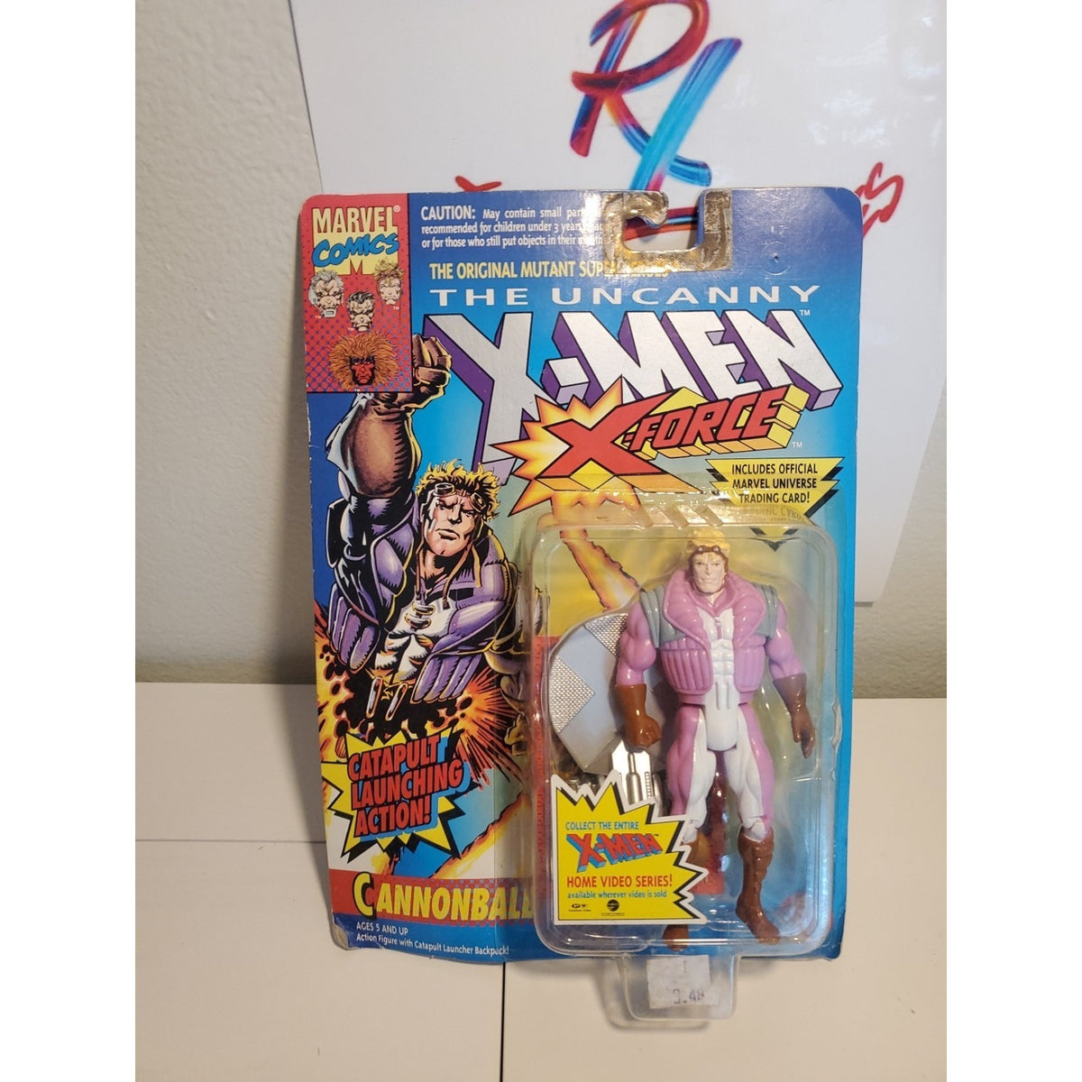 TOY BIZ X-MEN X-FORCE CANNONBALL RARE PINK VERSION MOC
