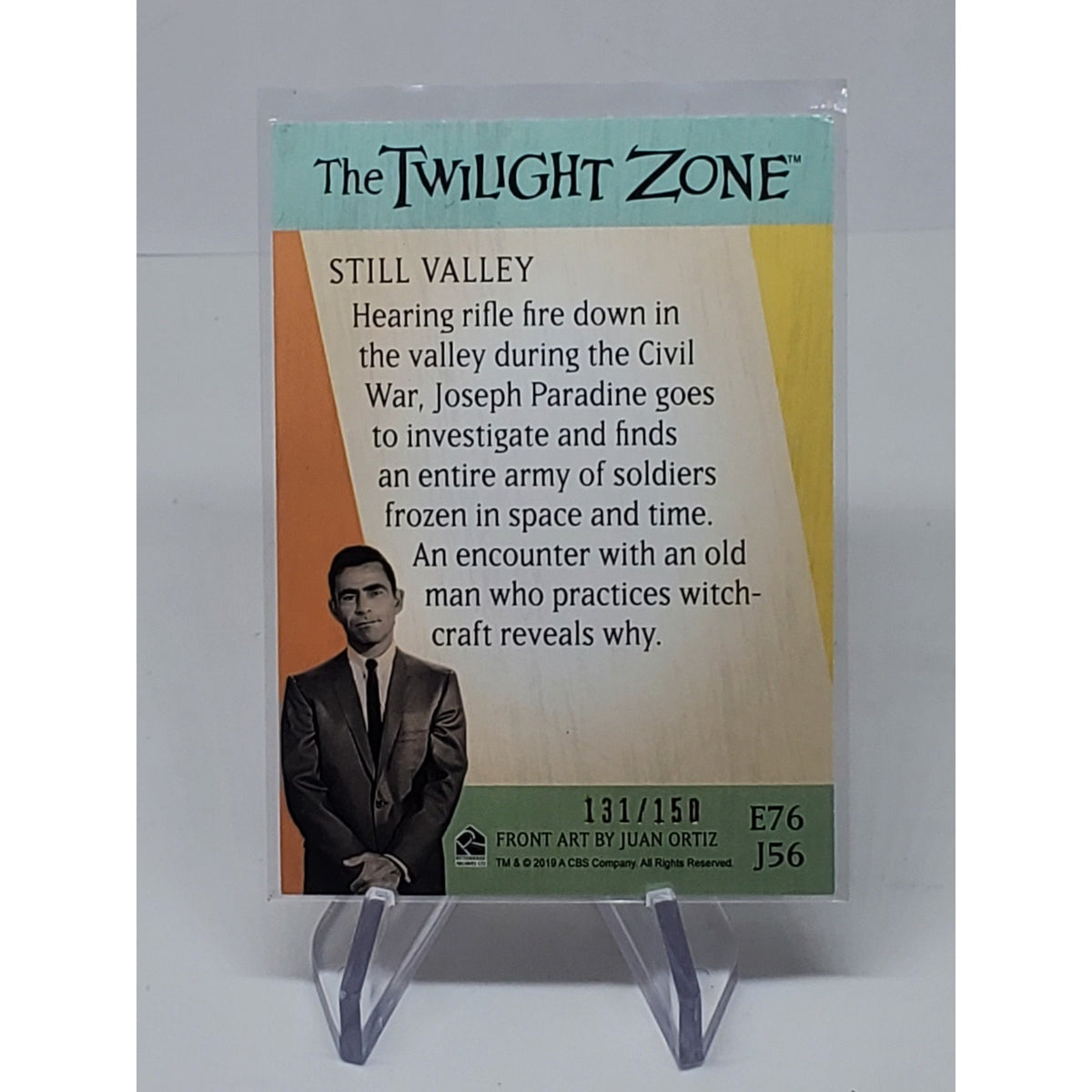 2020 Twilight Zone Archives Juan Ortiz Gold E76/J56 Still Valley /150
