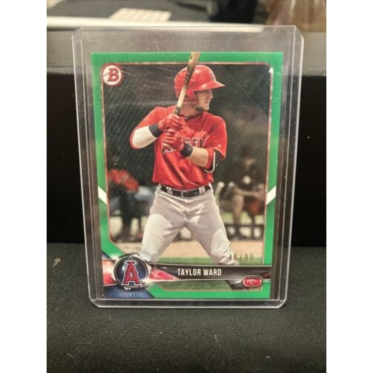 Green 2018 Bowman Prospects Taylor Ward 46/99 Los Angeles Angels #BP29 Pack New