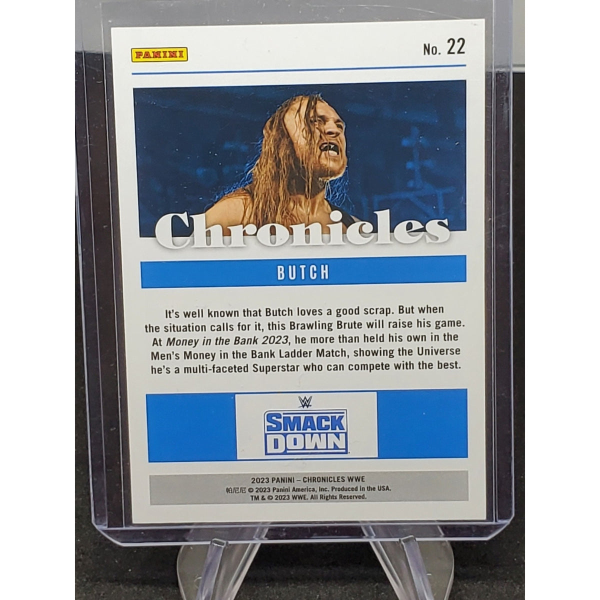 2023 WWE Chronicles - Panini - Holo Silver - /25 - # 22 Butch