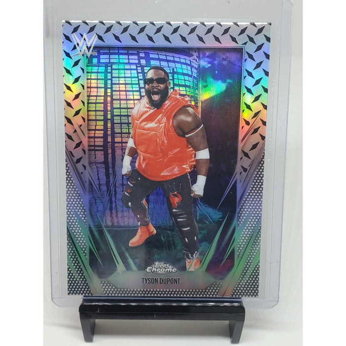 2026 Topps Chrome WWE #199 Tyson Dupont Diamond Plate Refractor