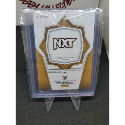 2024 National Treasures WWE Dante Chen Gold Definitive Ink AUTO /99 #DK-DCH