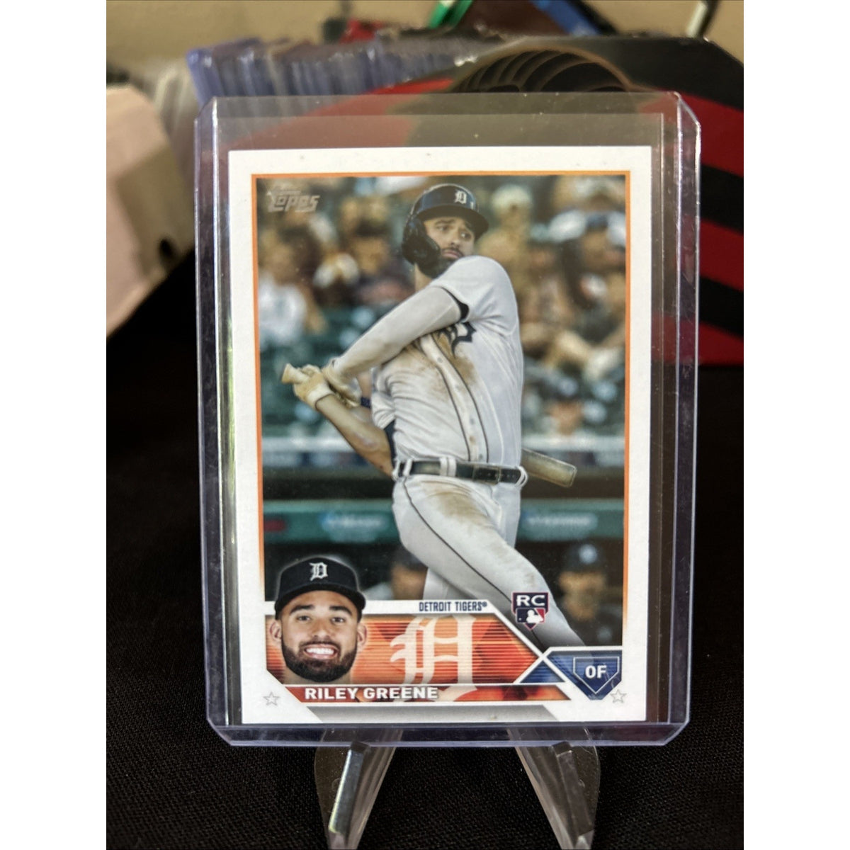 RILEY GREENE RC 2023 Topps Series One 1 base Tigers / Pack Fresh New