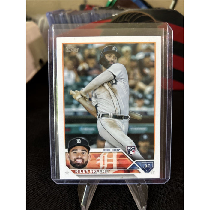 RILEY GREENE RC 2023 Topps Series One 1 base Tigers / Pack Fresh New