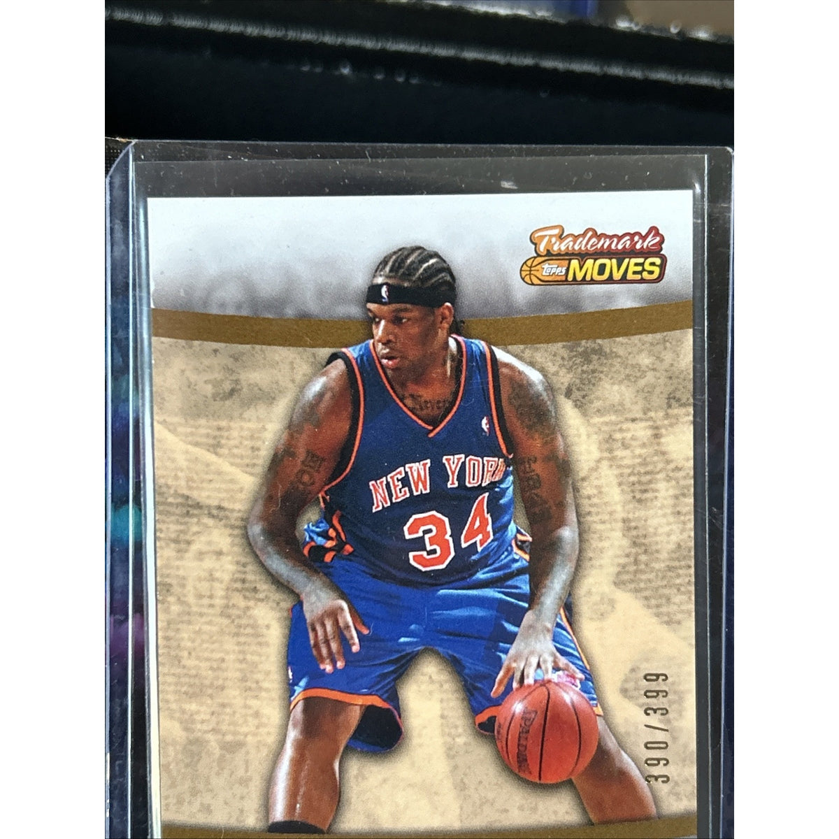 2007-08 Topps Trademark Moves #29 Eddy Curry New York Knicks /399