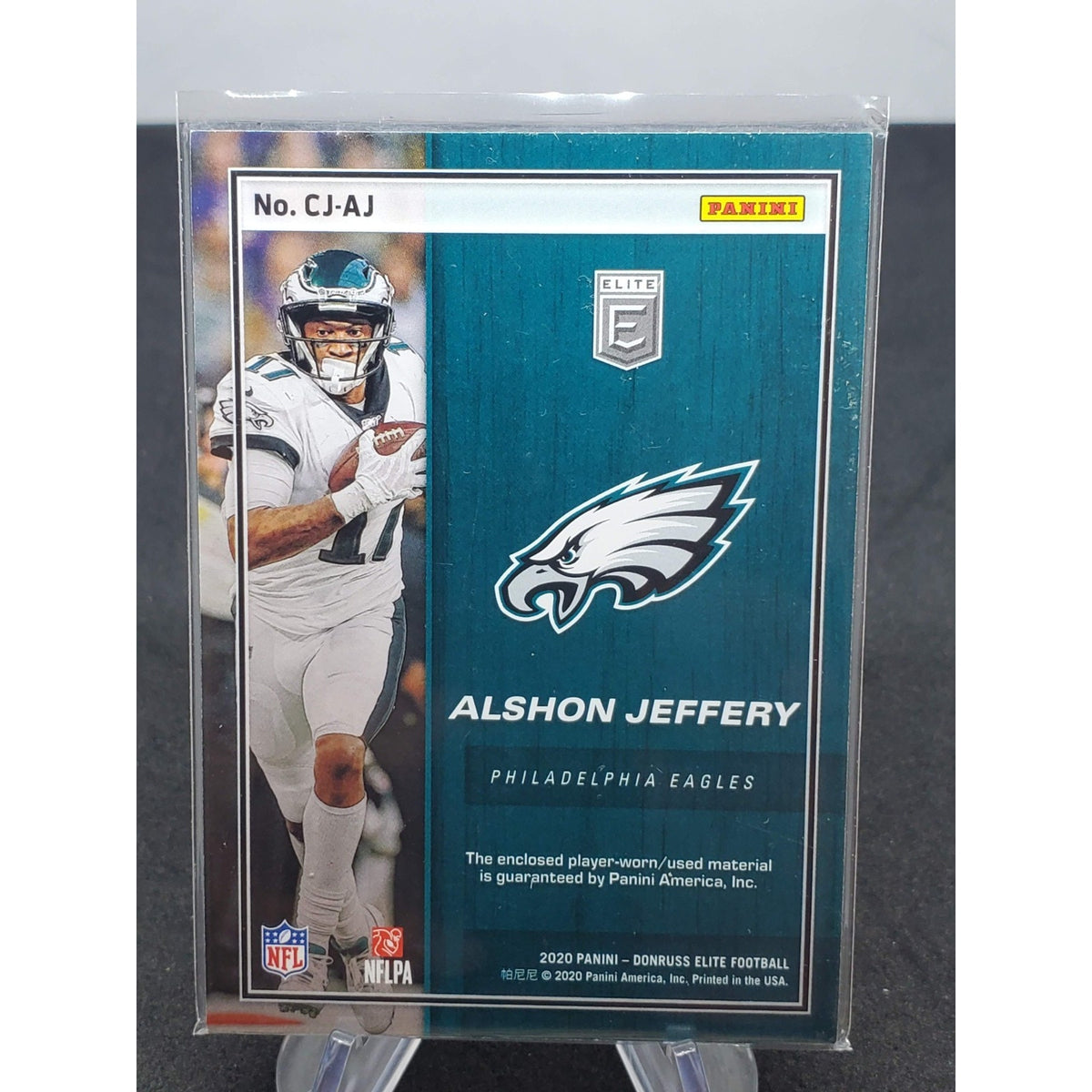 2020 Panini Donruss Elite - Craftsmen Jerseys Alshon Jeffery #CJ-AJ (MEM)