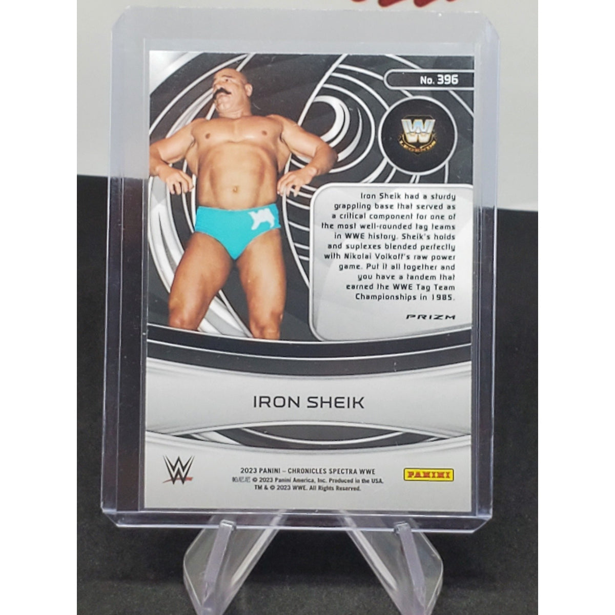 IRON SHEIK 2023 Panini Chronicles WWE #396 Prizm