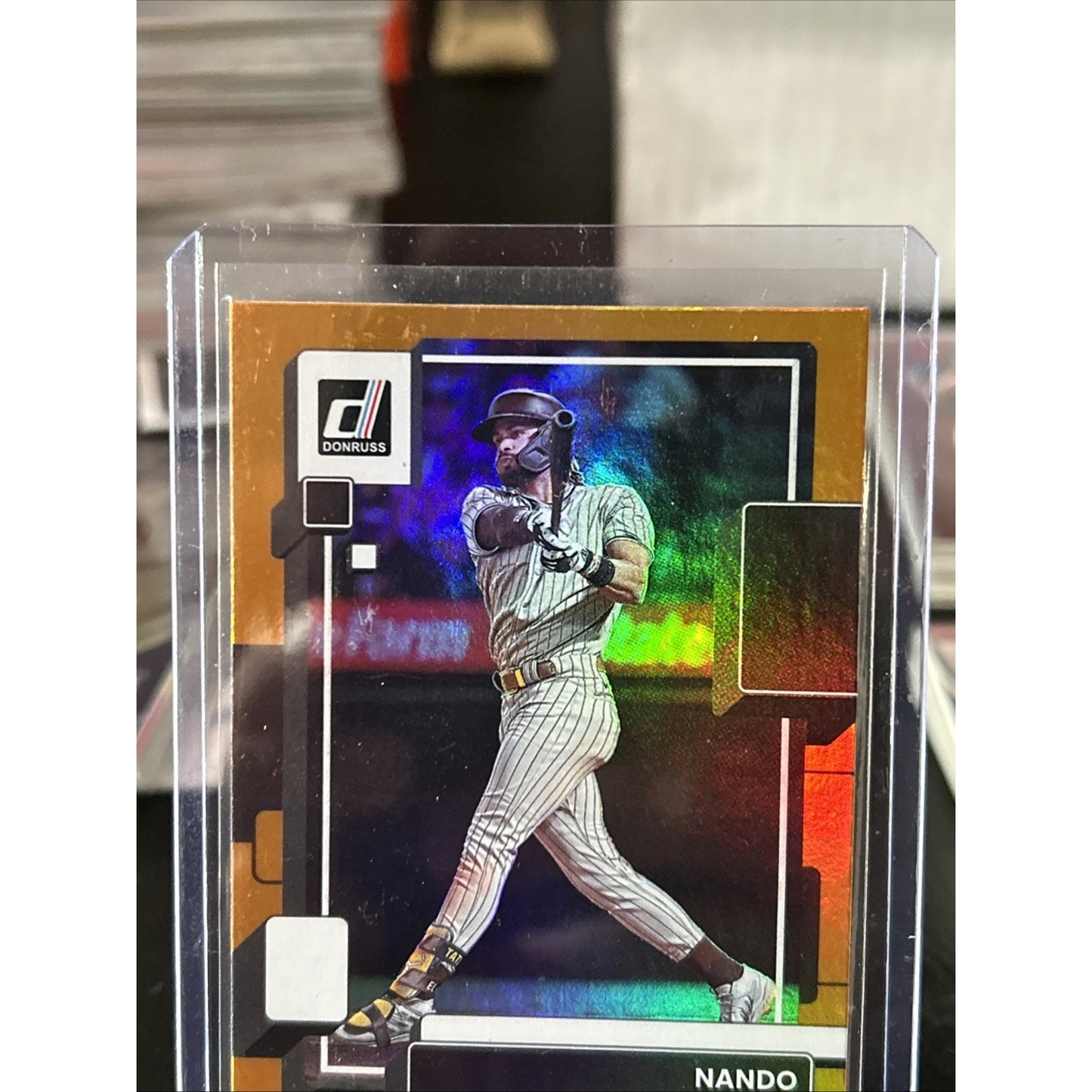 2022 Panini Donruss - Variation Fernando Tatís Jr. #82 Holo Orange Nando - Mint