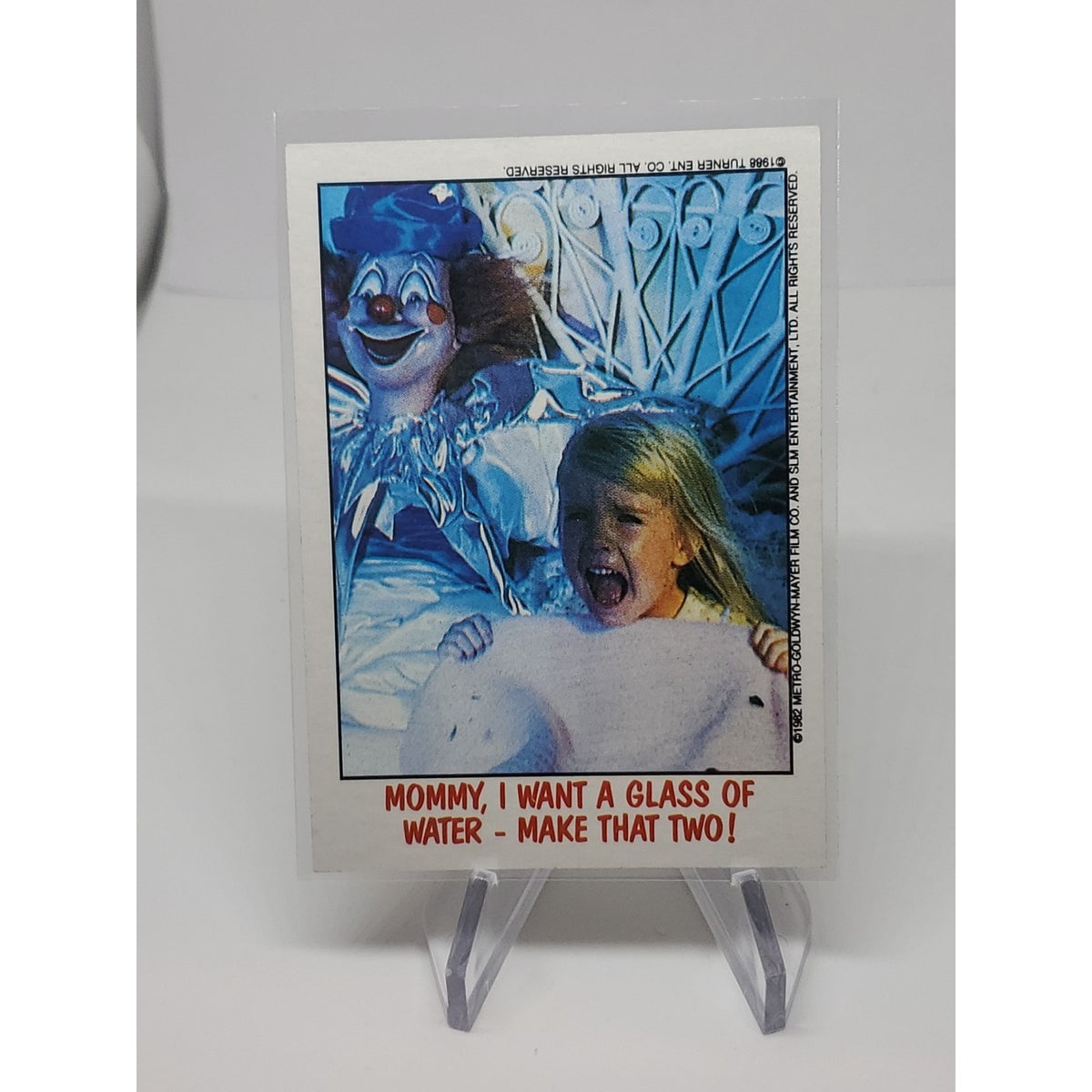 Fright Flicks 1988 Topps Poltergeist Card #77 (NM)