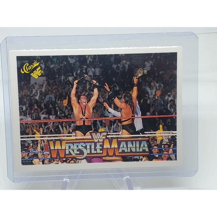 1990 Classic WWF - The History of Wrestlemania #140 AX & SMASH DEMOLITION