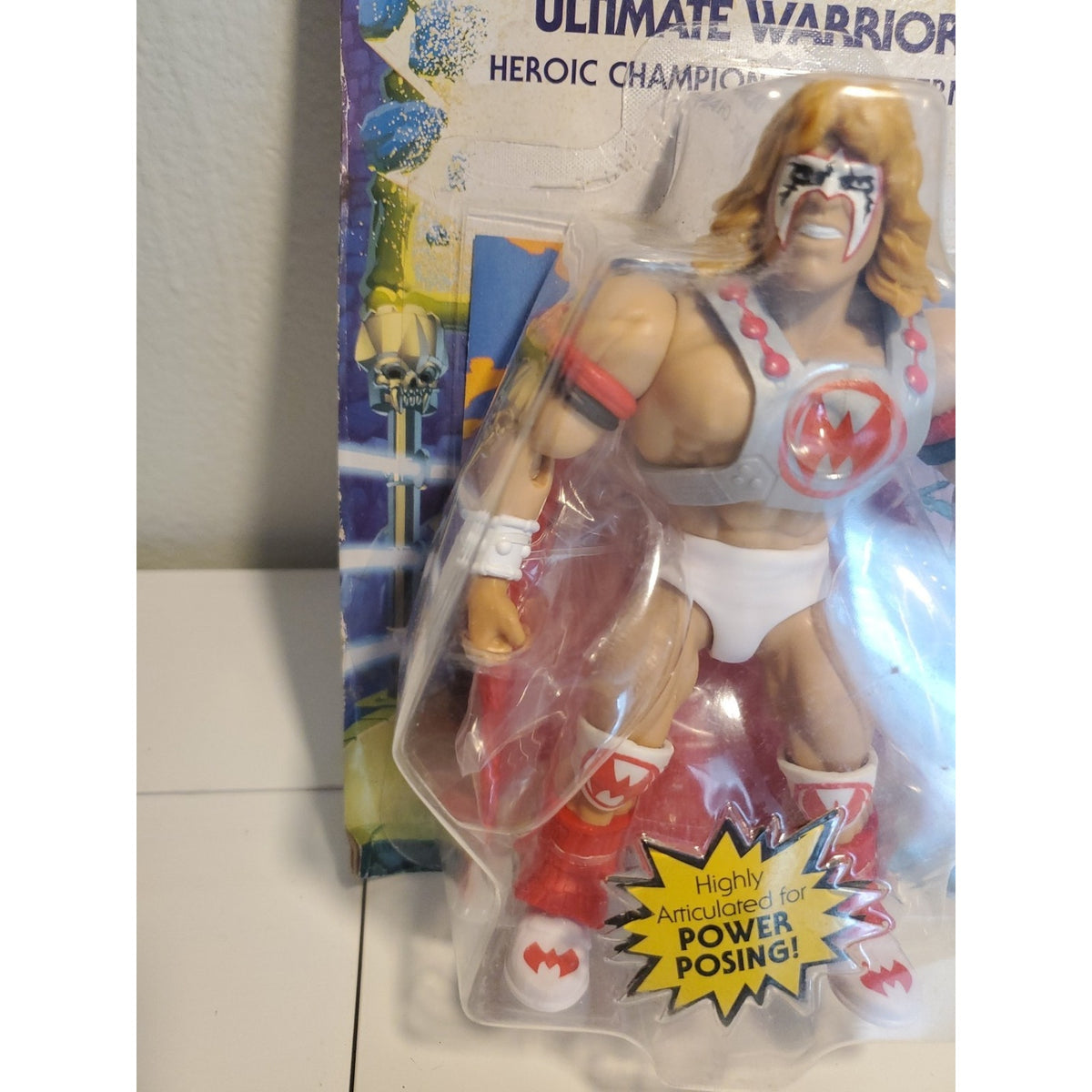 Masters of the WWE Universe Ultimate Warrior Action Figure Mattel MOTU New!