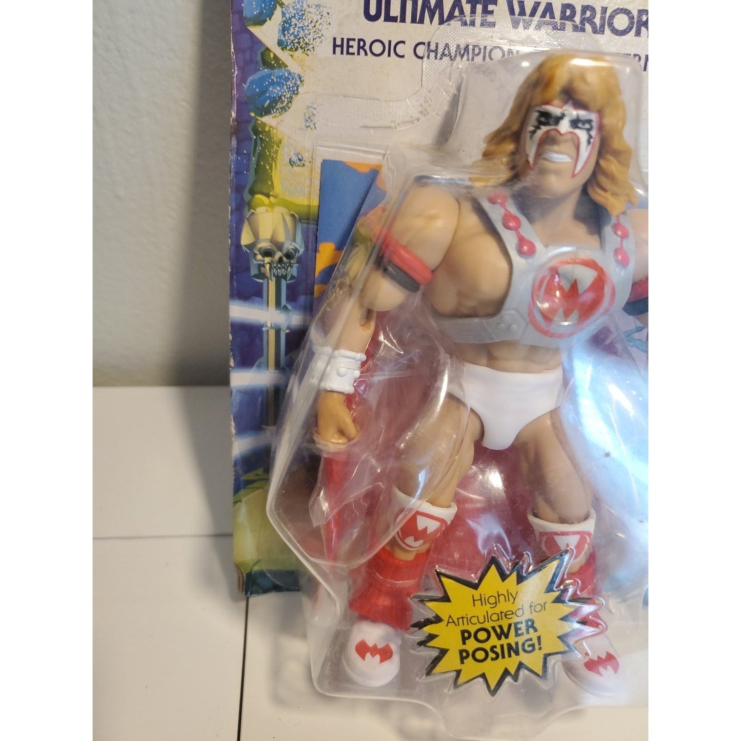Masters of the WWE Universe Ultimate Warrior Action Figure Mattel MOTU New!