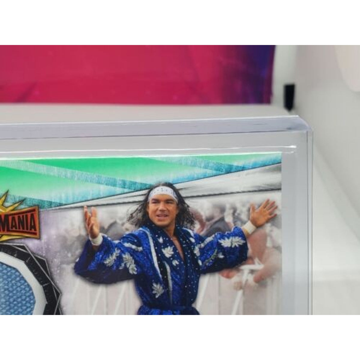 CHAD GABLE 2021 TOPPS WWE AUTHENTIC WRESTLEMANIA 35 MAT RELIC /199