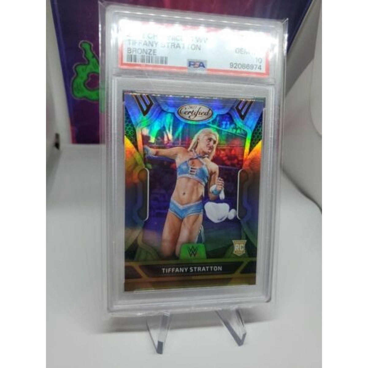 2022 PANINI Chronicles Certified WWE Card #223 Tiffany Stratton RC BRONZE NXT