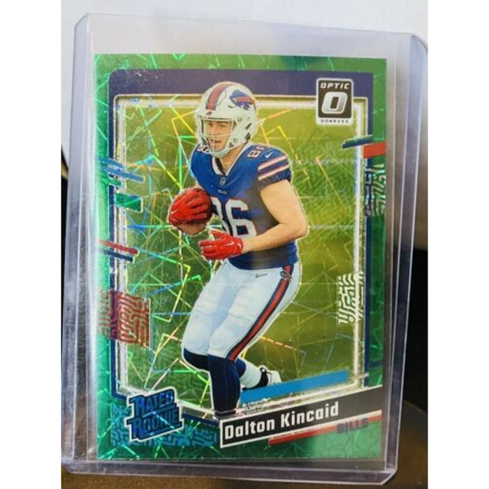 2023 Donruss Optic Dalton Kincaid Green Hyper Prizm Rated Rookie / Pack Fresh