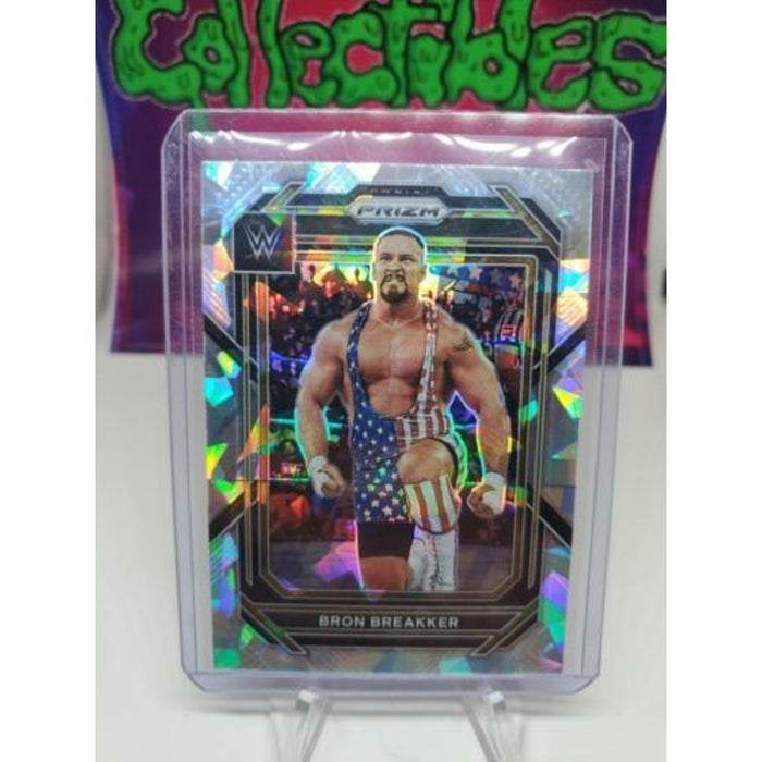 Bron Breakker 2023 Panini Prizm Cracked Ice WWE #161 NXT Holo Card Insert