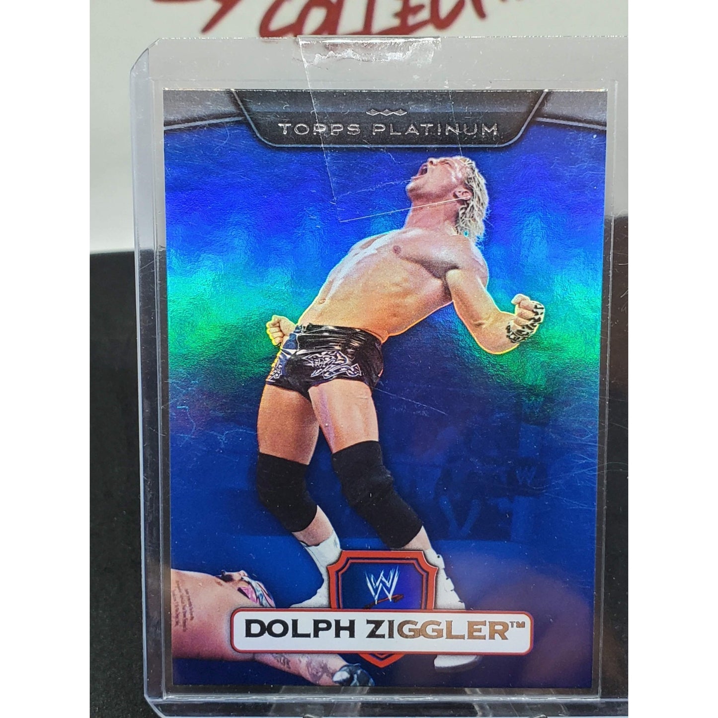2010 Topps Platinum WWE Dolph Ziggler #115 Blue Sp Parallel /199