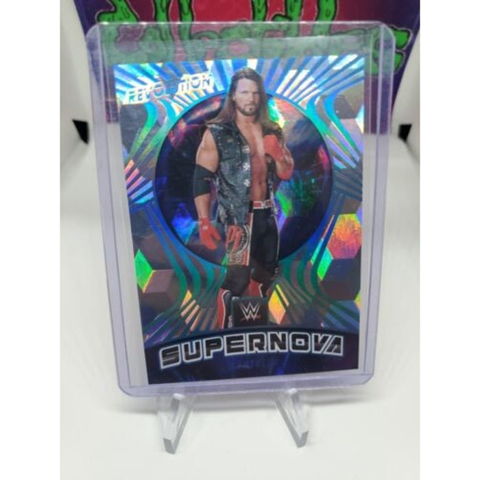 AJ STYLES 2022 PANINI WWE REVOLUTION SUPERNOVA CUBIC #'d /49 Debut Edition