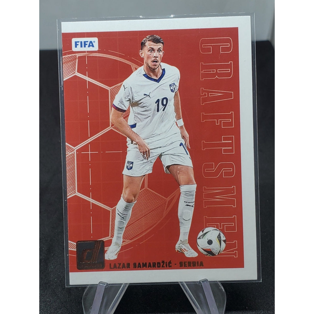 2024-25 Donruss FIFA Soccer Lazar Samardzic #13 Craftsmen Serbia Futbol