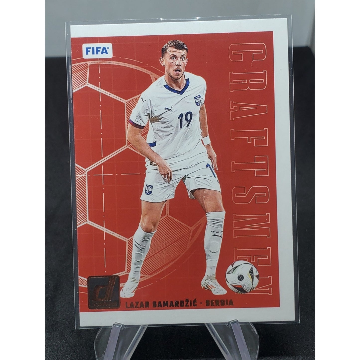 2024-25 Donruss FIFA Soccer Lazar Samardzic #13 Craftsmen Serbia Futbol
