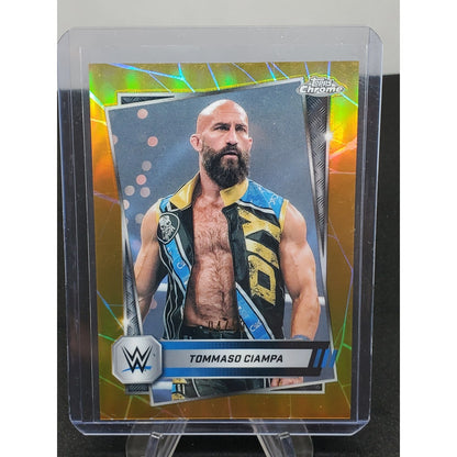 2025 Topps Chrome WWE Tommaso Ciampa #197 Gold Refractor /50 DIY