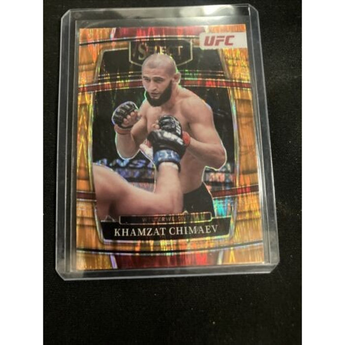 2022 Panini Select Orange UFC Khamzat Chimaev No. 39 Pack Fresh New Mint