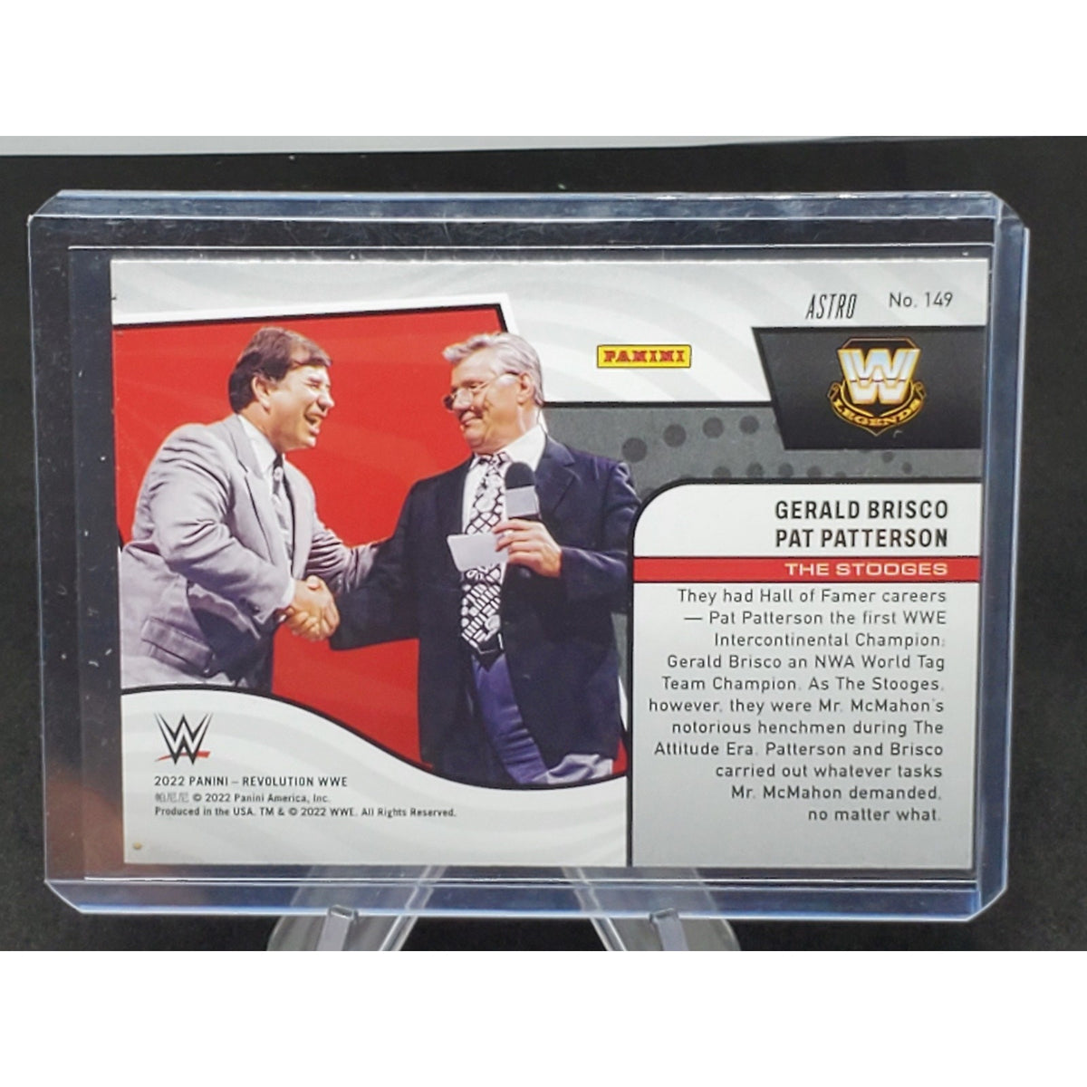2022 Panini Revolution WWE Astro #149 Gerald Brisco Pat Patterson THE STOOGES