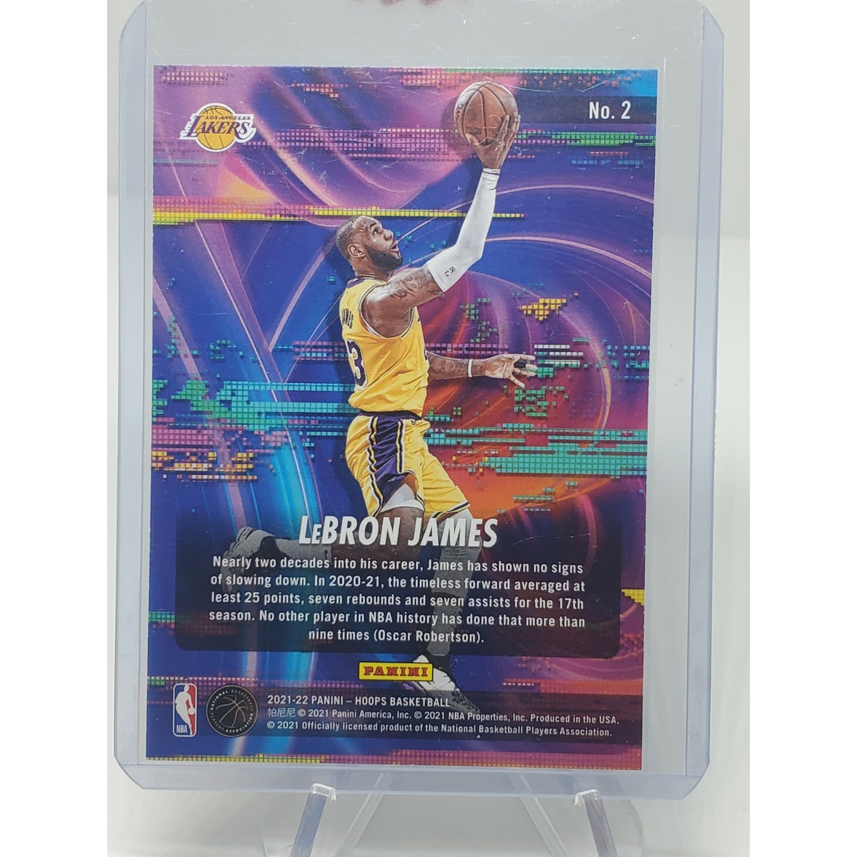2021-22 Panini NBA Hoops - Hoopla LeBron James #2