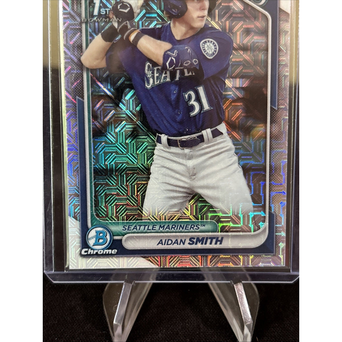 Aidan Smith 2024 Bowman Chrome Mega Box Mojo Refractor #BCP-45 / Pack Fresh New