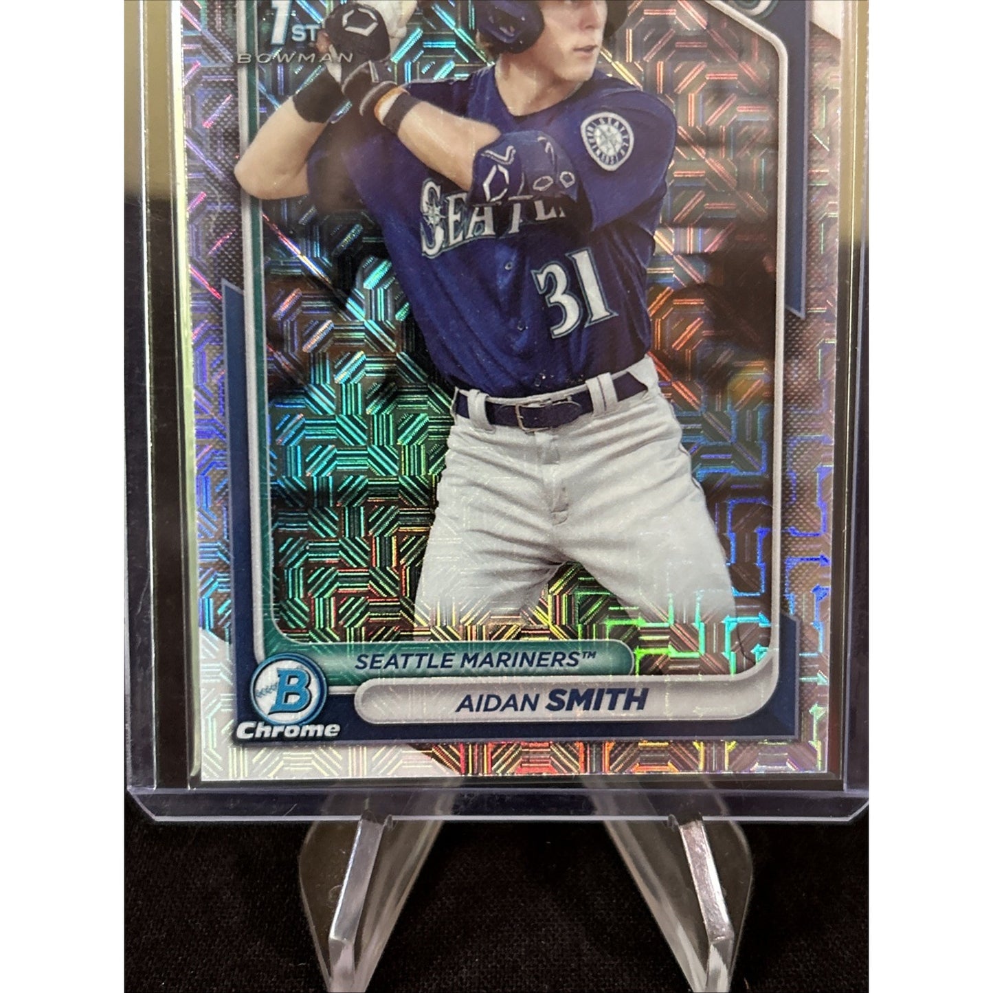 Aidan Smith 2024 Bowman Chrome Mega Box Mojo Refractor #BCP-45 / Pack Fresh New