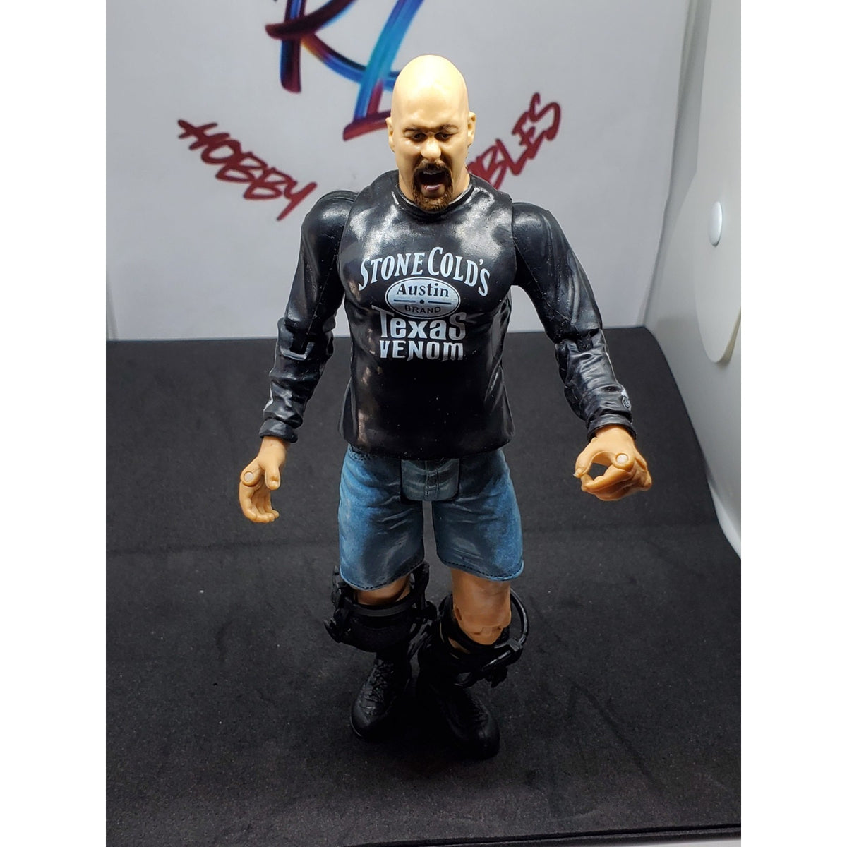 WWE WWF STONE COLD STEVE AUSTIN JAKKS R3 TECH SERIES WRESTLING ACTION FIGURE