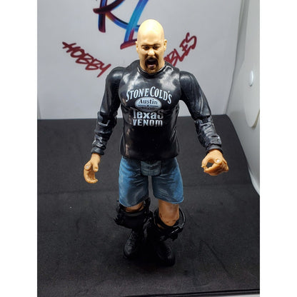 WWE WWF STONE COLD STEVE AUSTIN JAKKS R3 TECH SERIES WRESTLING ACTION FIGURE