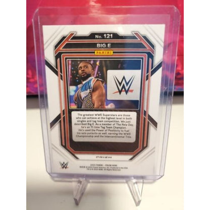 2023 Panini Prizm WWE Cracked Ice Big E #121