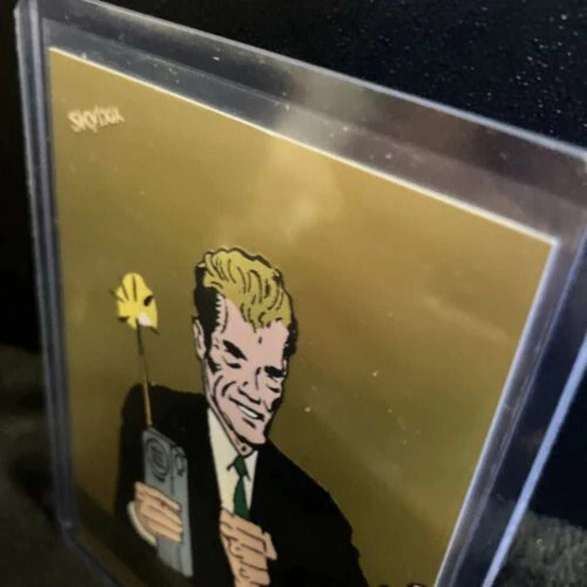 Spiderman Gold Skybox Marvel Metal Universe Spencer Smythe High Series #183