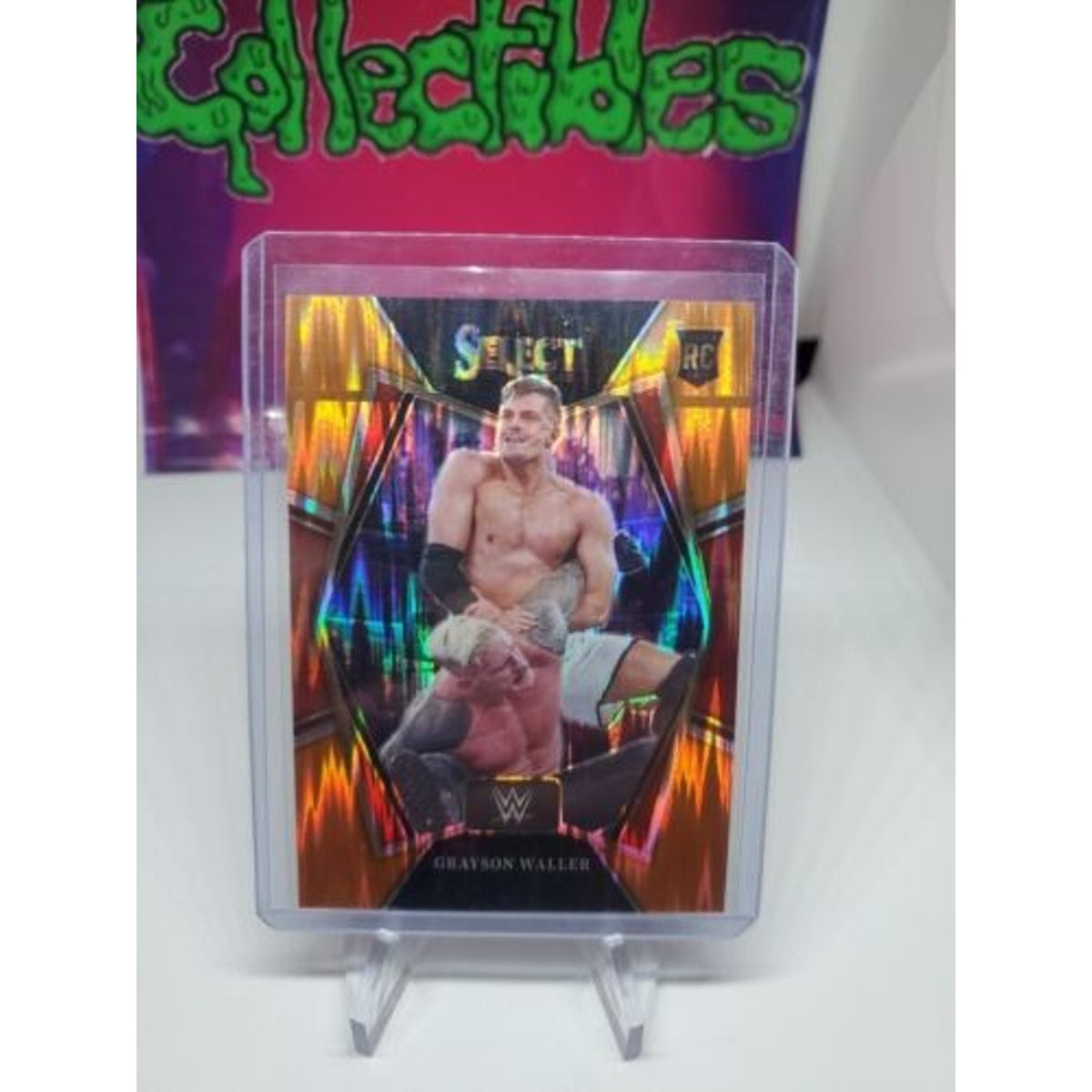 2022 WWE Select PREMIER LEVEL ORANGE FLASH ROOKIE RC Grayson Waller #143 - NXT