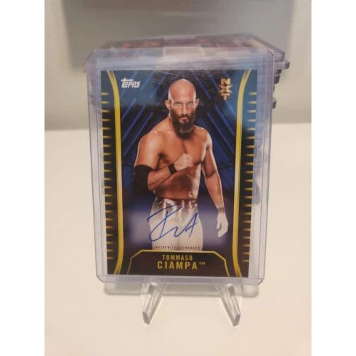 Autograph Card Wrestling On Card Auto #/50 Tommaso Ciampa 2018 Topps WWE NXT