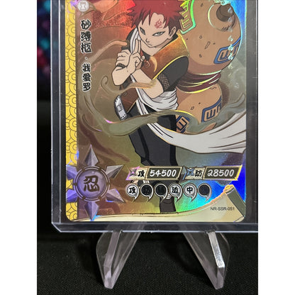 Chinese Naruto Kayou CCG Gaara NR-SSR-051 Holo / Pack Fresh New