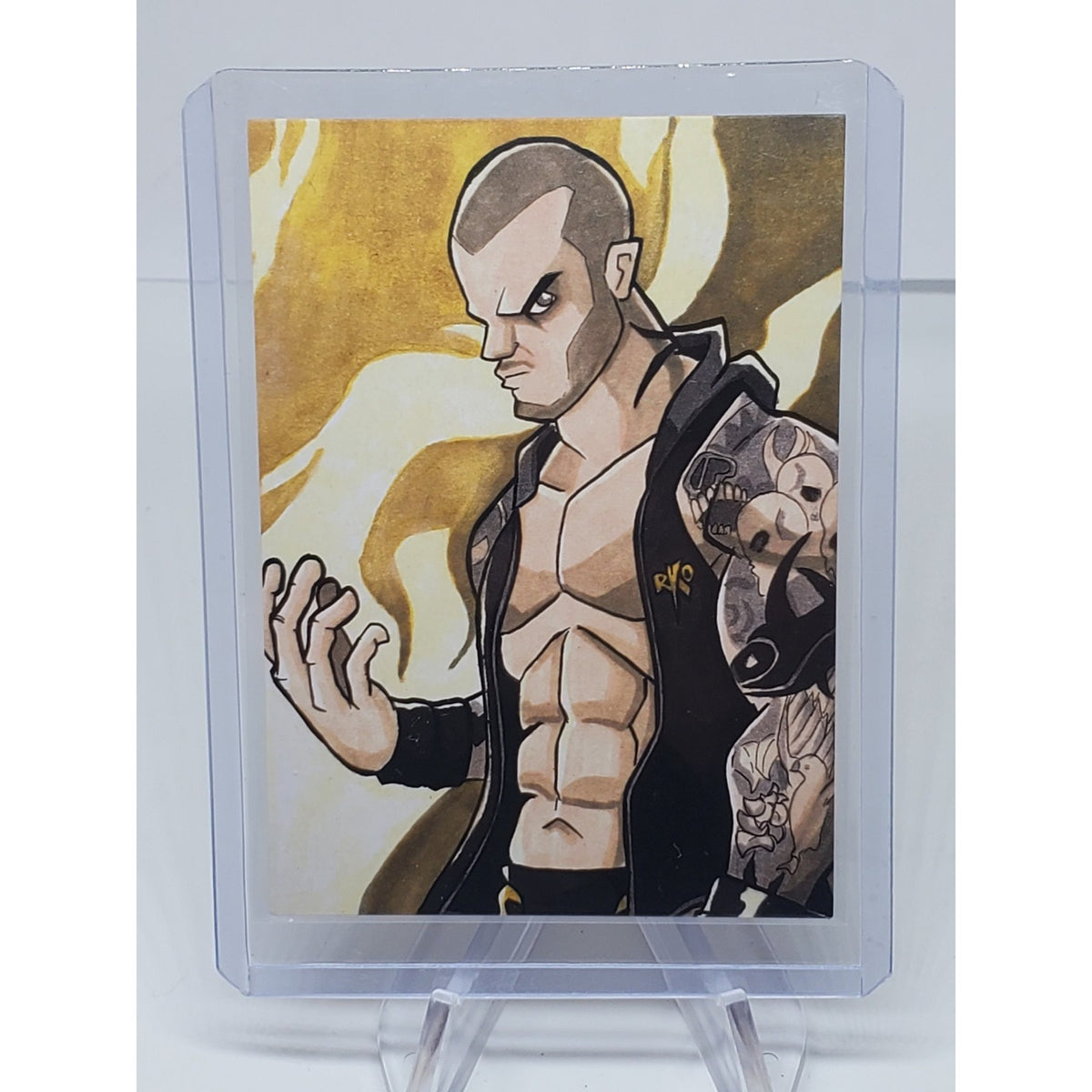 2021 Topps WWE Heritage Randy Orton Willie Smith Art Sketch Card SCR-4
