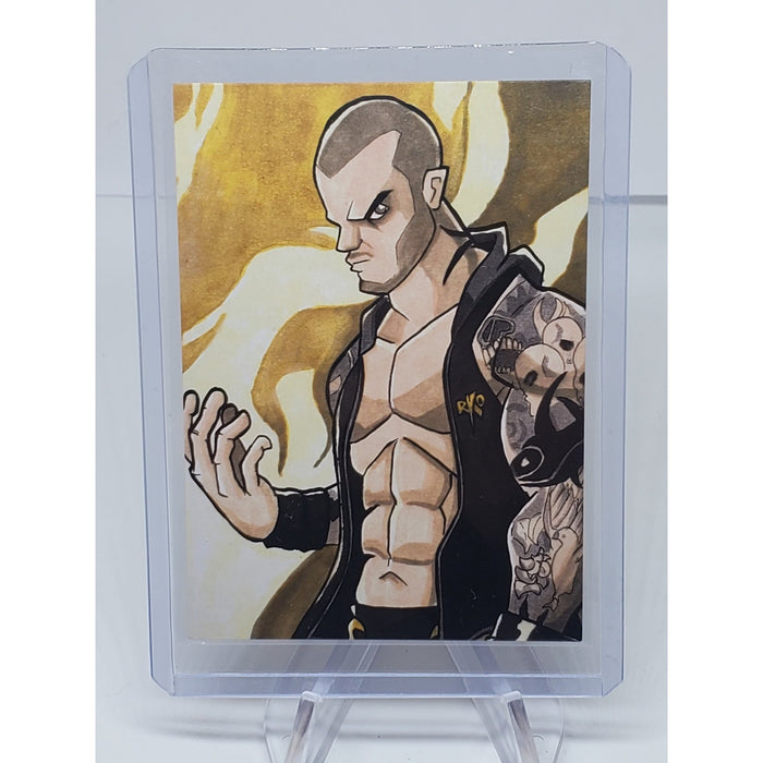 2021 Topps WWE Heritage Randy Orton Willie Smith Art Sketch Card SCR-4