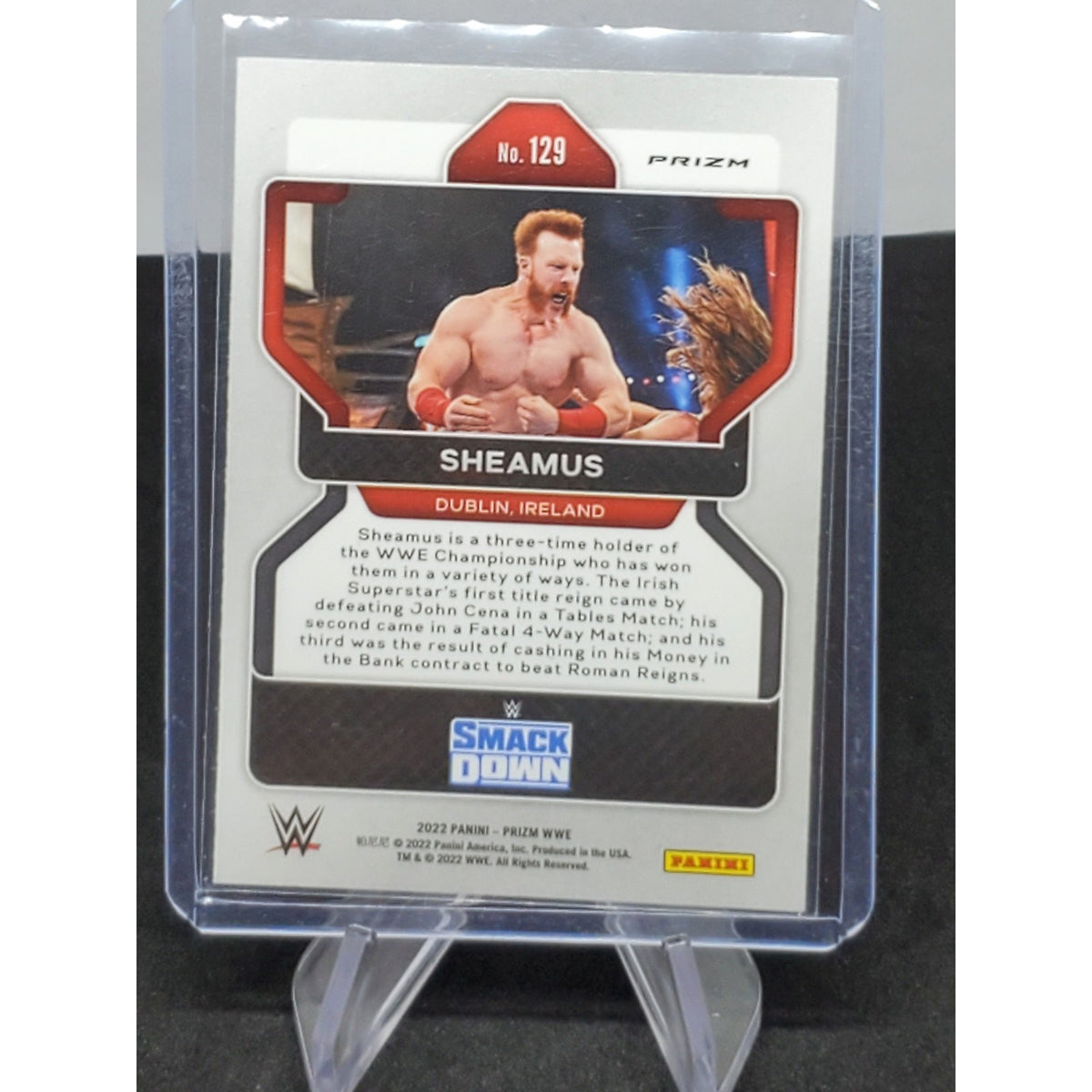 2022 Panini WWE Prizm Silver #129 Sheamus