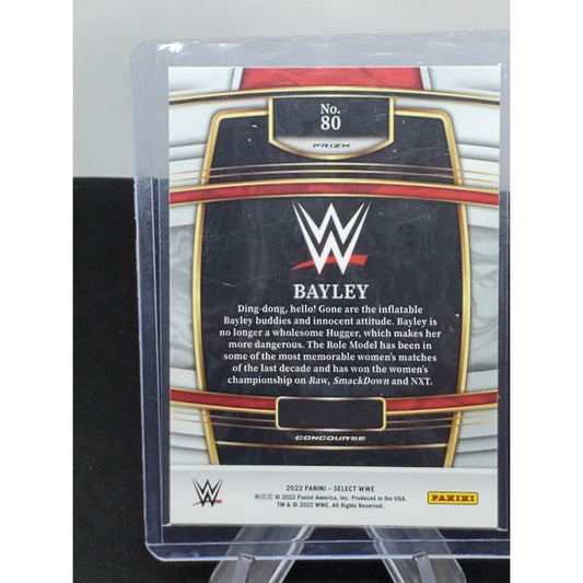 Bayley Concourse Retail Silver 2022 Panini SELECT WWE #80