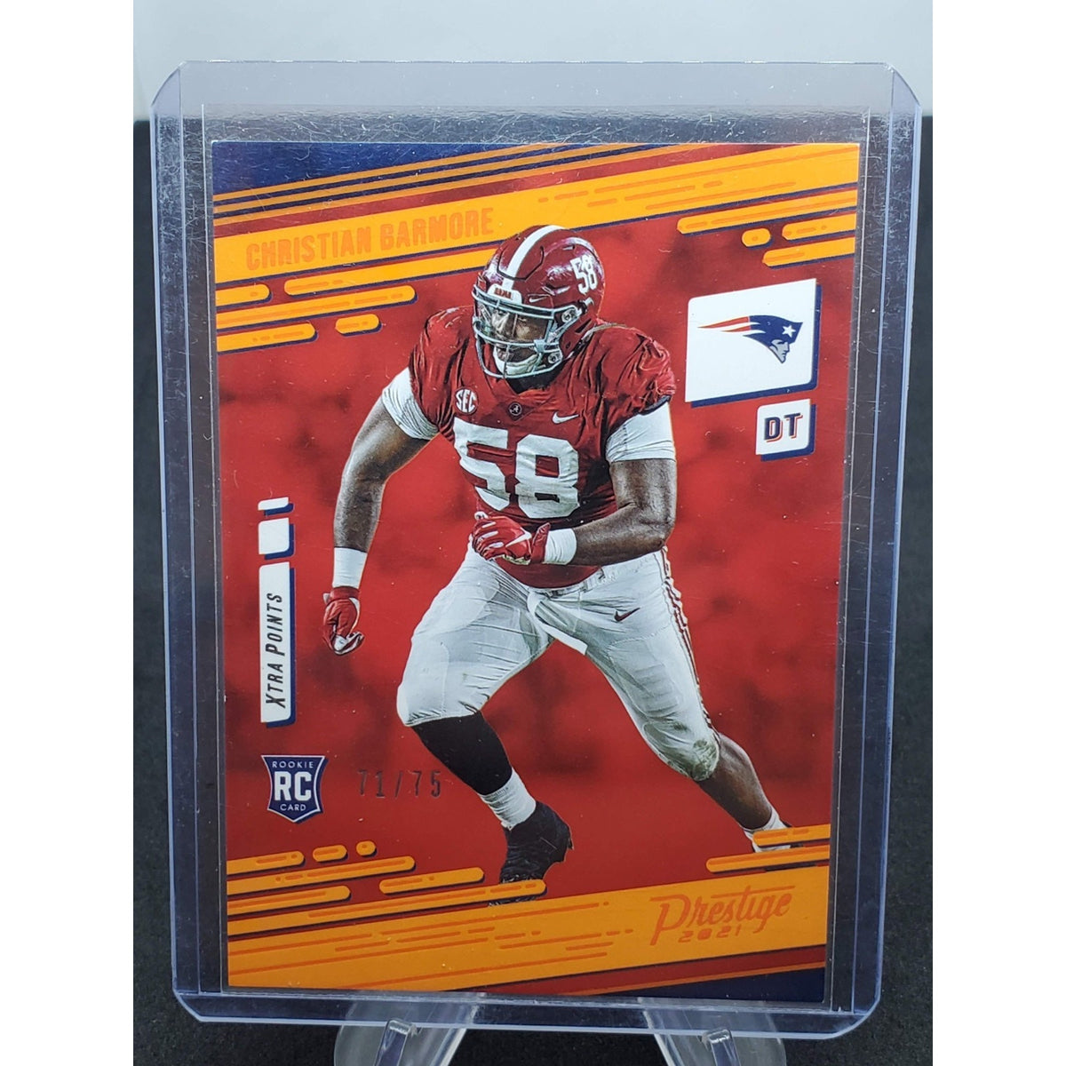 2021 Panini Prestige - Rookies Christian Barmore #251 Xtra Points Premium Orange